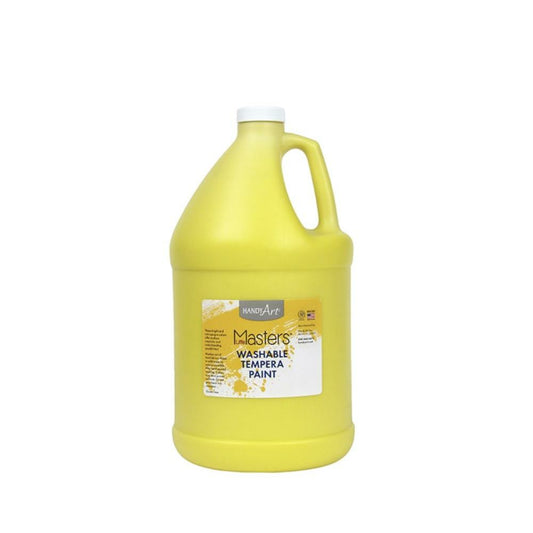 Little Masters Washable Tempera Paint - 3.78L - Yellow