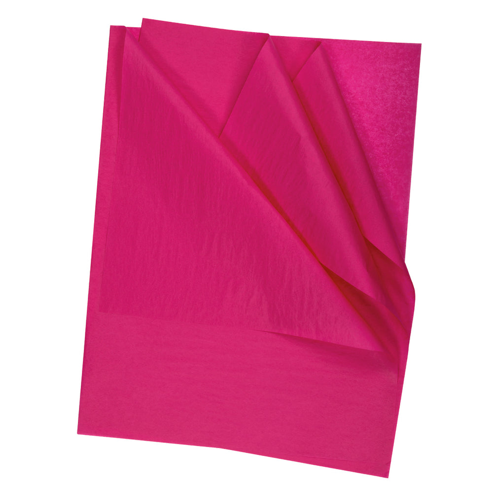 Papier de soie North American Paper Inc. – 20" x 30" – Cerise – 24 feuilles