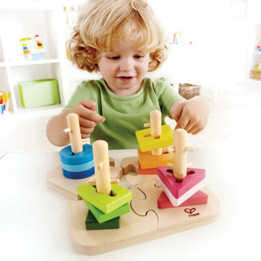 Creative Wooden Peg Puzzle