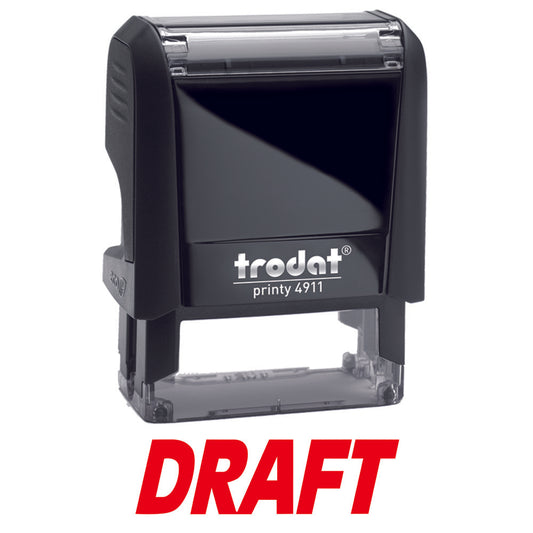 Trodat Printy ''DRAFT'' Tampon auto-encreur climatiquement neutre 4911