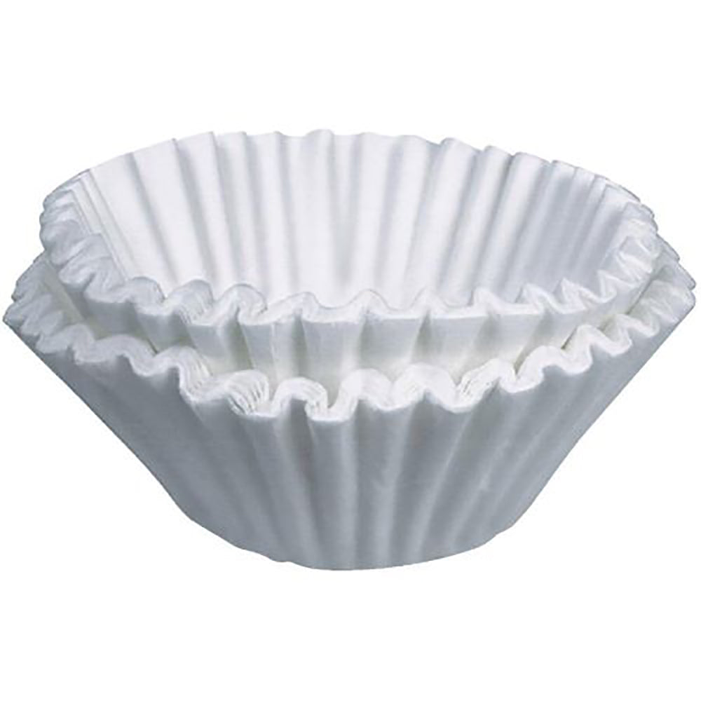 Filtres à café en papier Mother Parkers – 30 cm de diamètre – Blanc – Paquet de 1 000