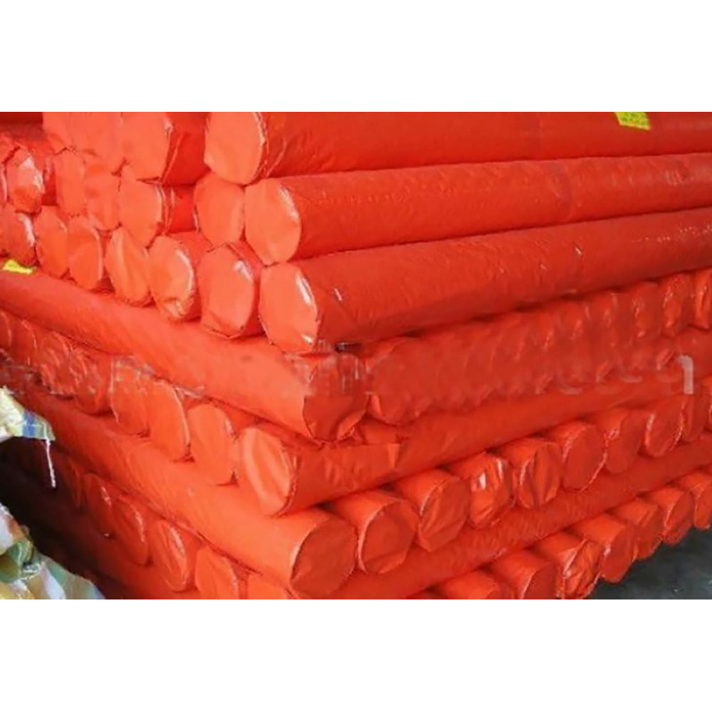 Forcefield Rip Proof Poly - 12'W x 100'L - 80 gsm - Orange
