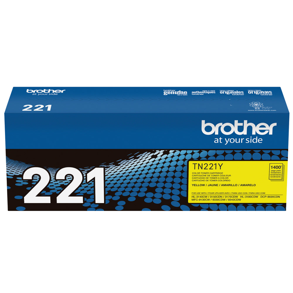 Cartouche de toner jaune Brother TN221Y