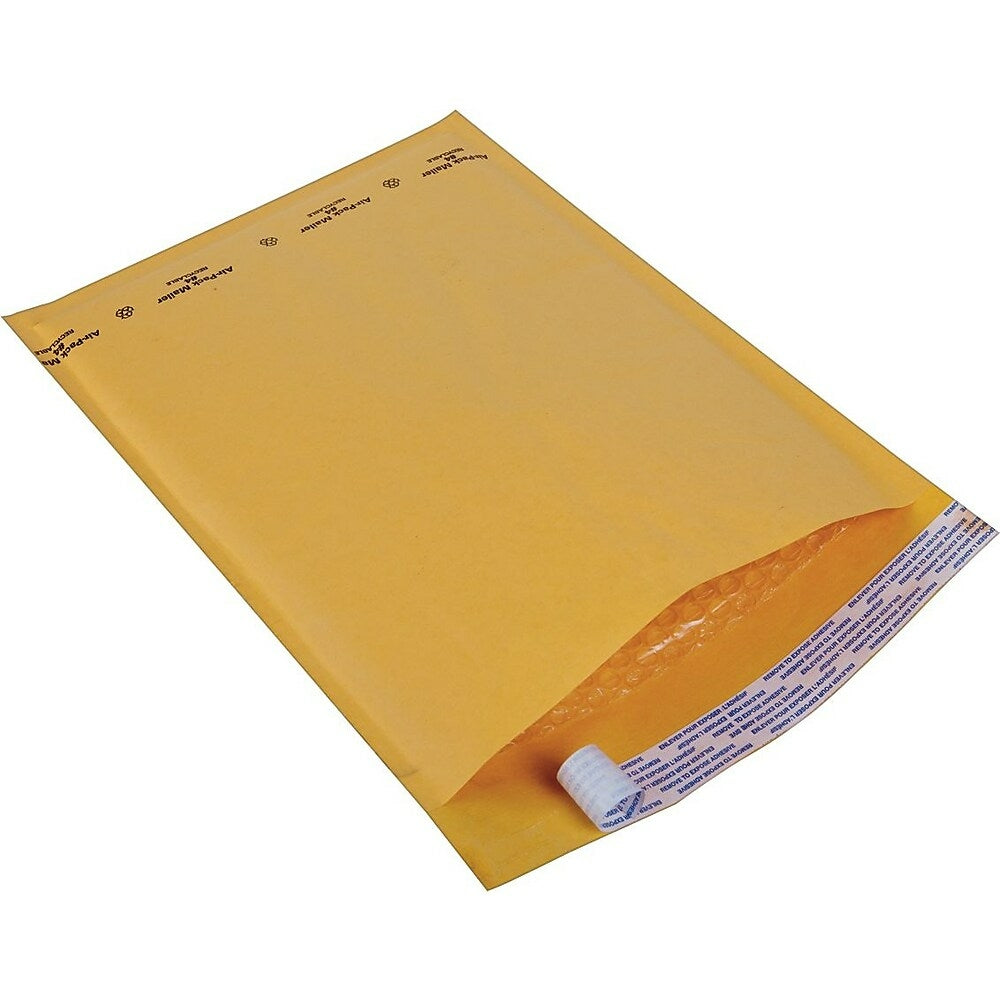 Enveloppes d'expédition à bulles Kraft Staples Professional n° 4 - 9-1/2 po L x 14-1/2 po l - Avec languette - Paquet de 100