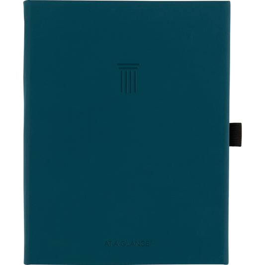 AT-A-GLANCE Undated Foundation Weekly/Monthly Planner - 8-1/4" H x 5-3/4" W - Blue - English