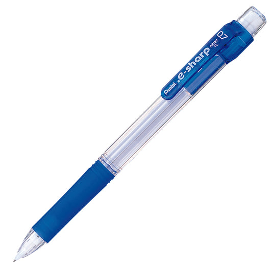 Crayon mécanique Pentel e-Sharp Lead Maximizer - 0,7 mm - Corps bleu