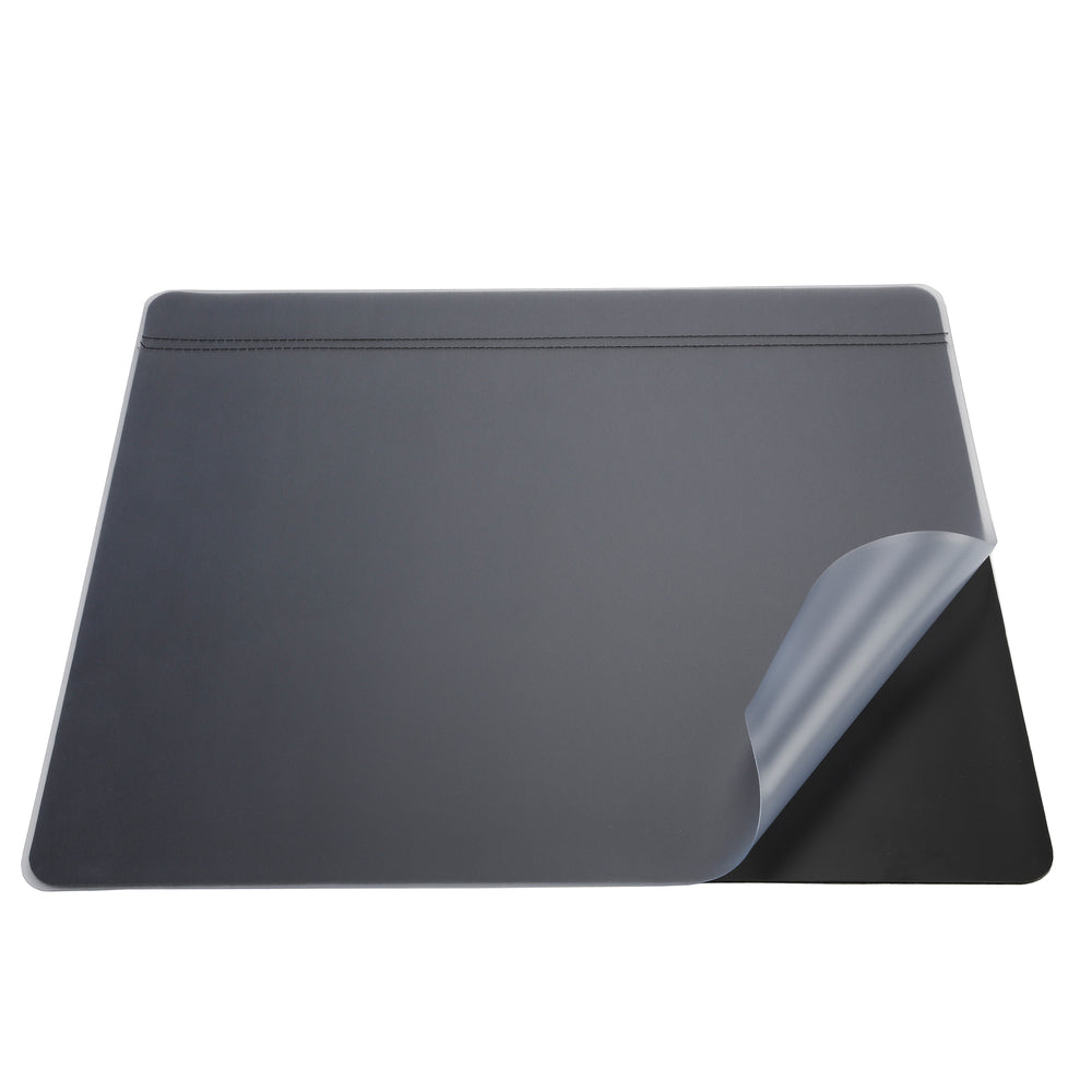 Sous-main artistique Krystal-Lift View - 48 cm (L) x 61 cm (l) - Noir/Transparent