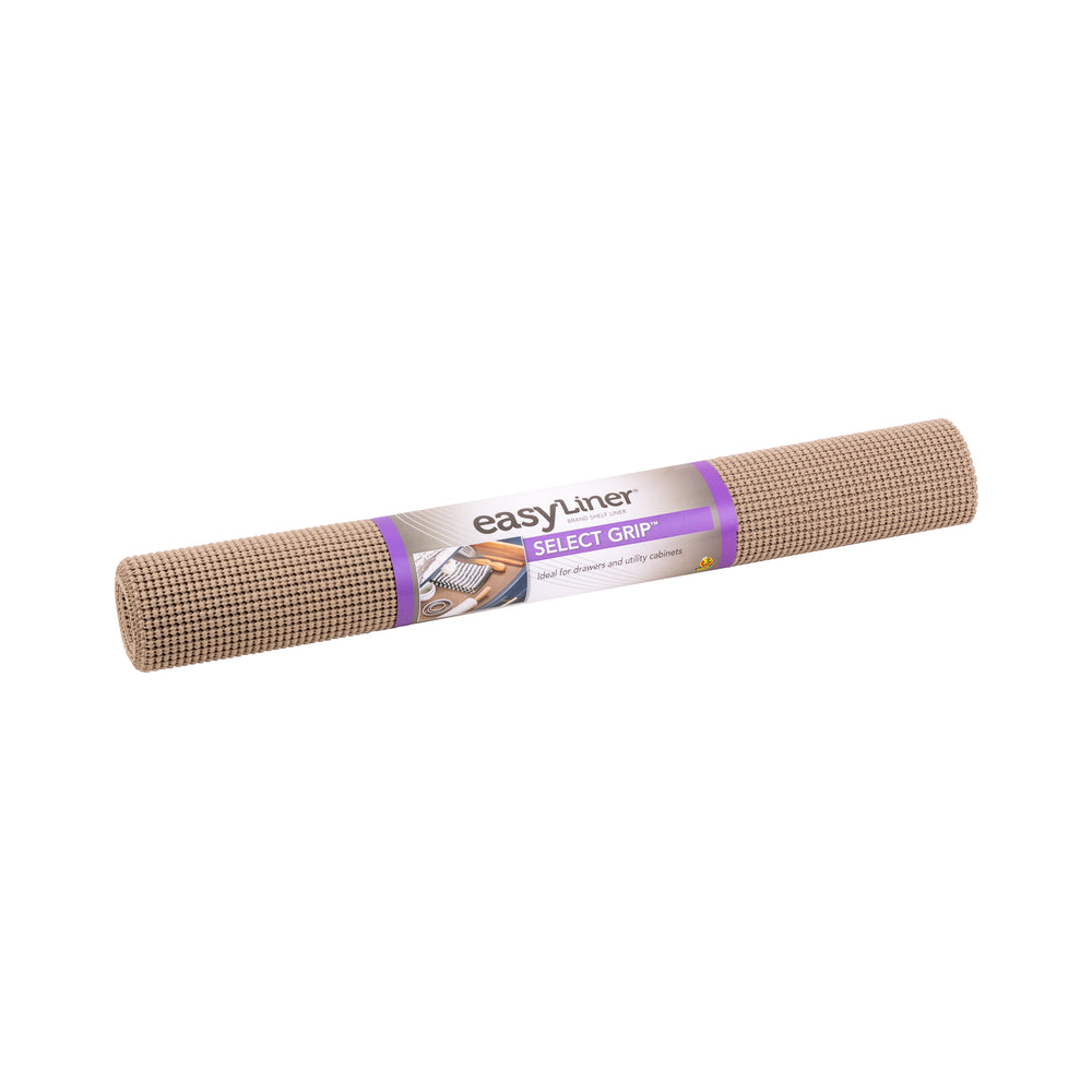 Revêtement d'étagère Select Grip EasyLiner - 20 po x 6 pi - Brownstone