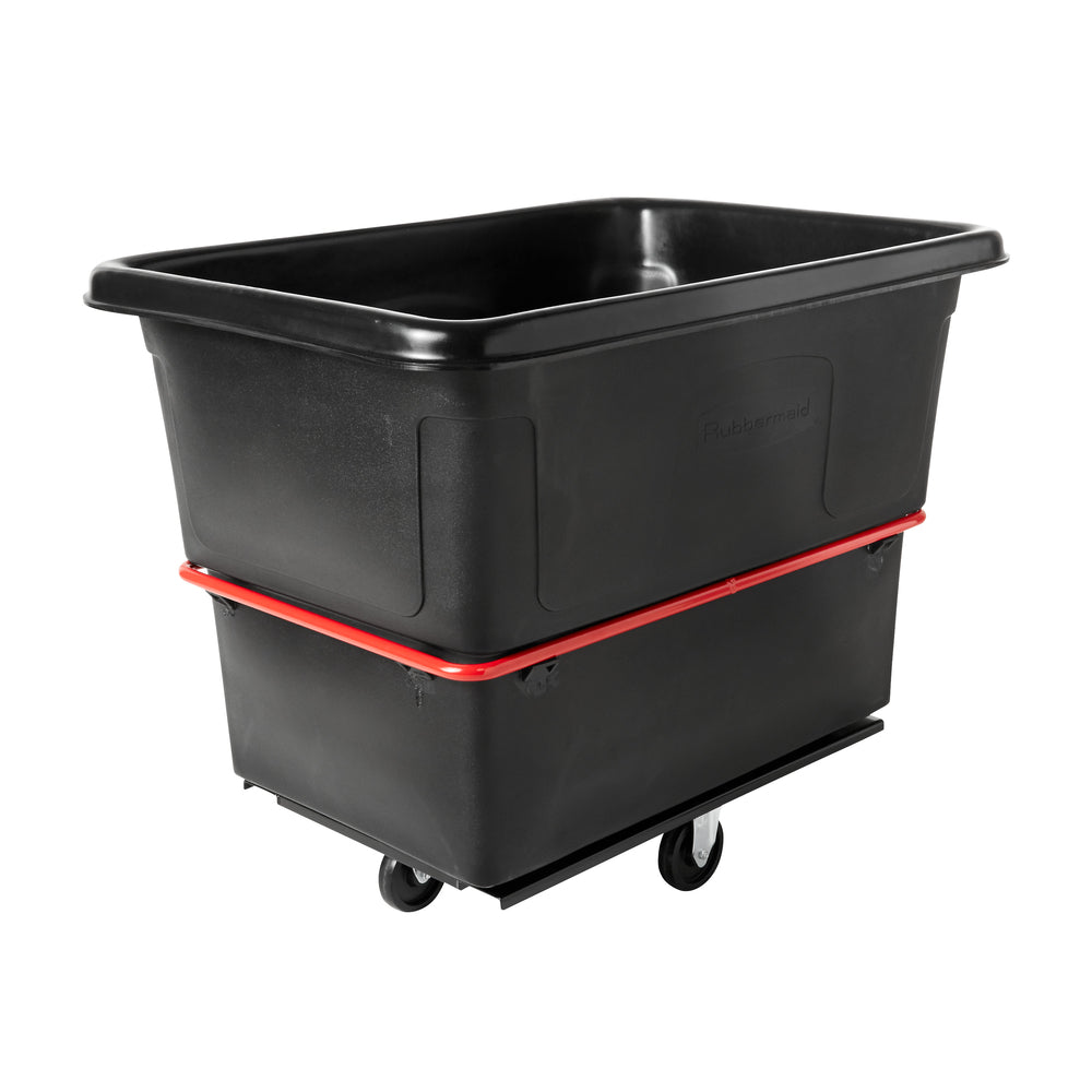 Chariot utilitaire robuste Rubbermaid Commercial - 20 pieds cubes avec roulettes de 5 pouces