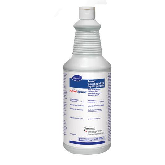 Diversey RescueLiquid Sporicidal - Disinfectant Cleaner - Ready To Use - 946 mL