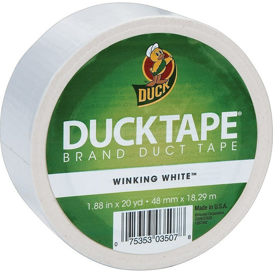 Ruban adhésif couleur Duck Tape, blanc clignotant