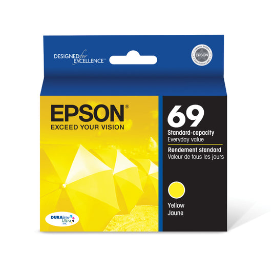 Cartouche d'encre Epson T069 - Capacité standard - Jaune