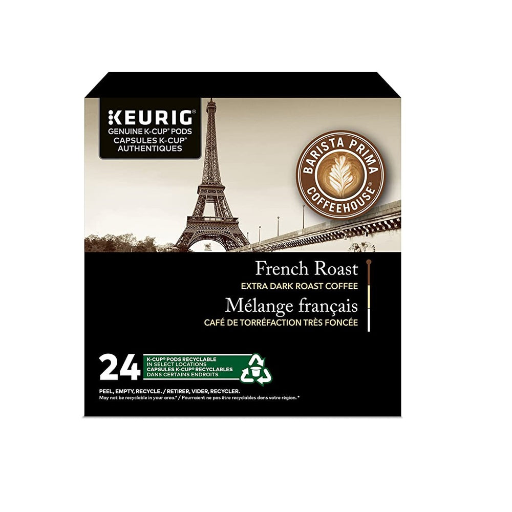 Barista Prima French Darkest Roast K-Cup Pods - 24 Pack