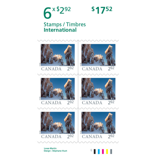 From Far and Wide International Rate Stamps - Booklet of 6