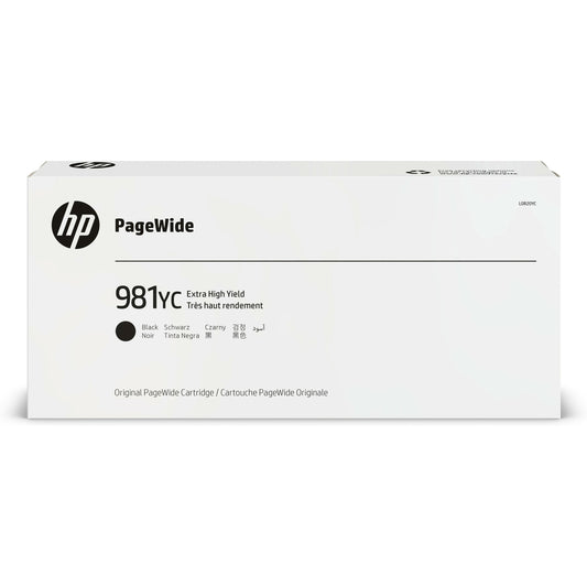 HP 981YC Black PageWide Original Ink Cartridge - Extra High Yield (L0R20YC)