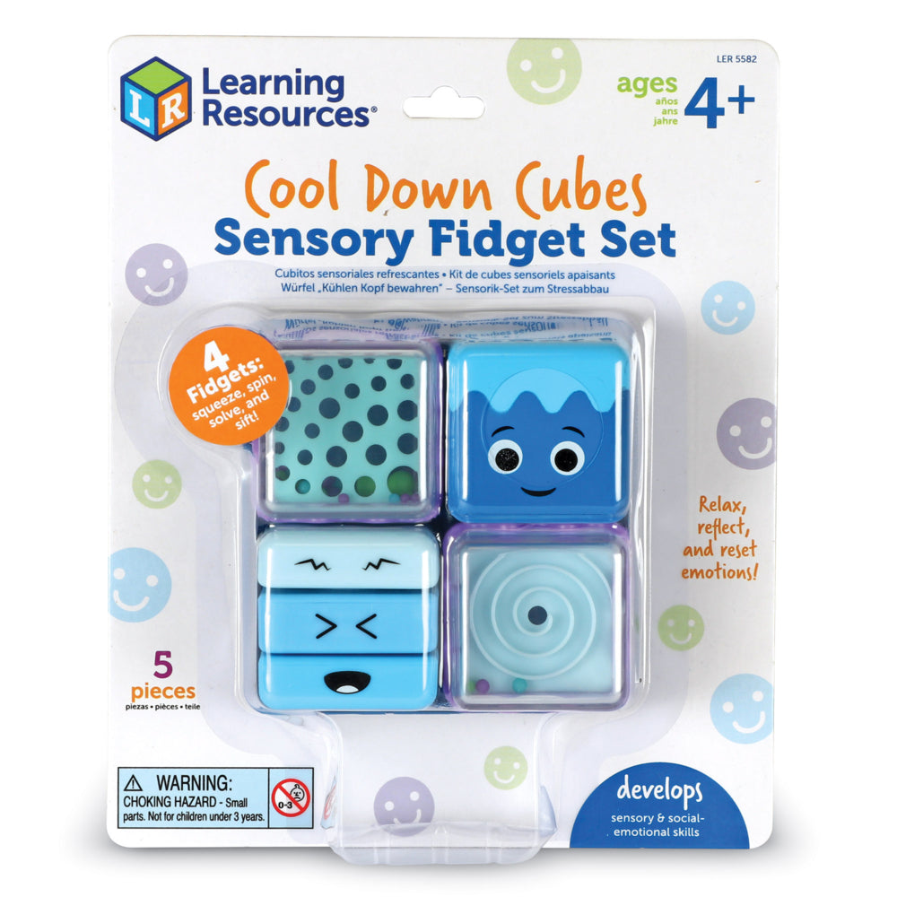 Learning Resources Cool Down Cubes Sensory Fidget Set