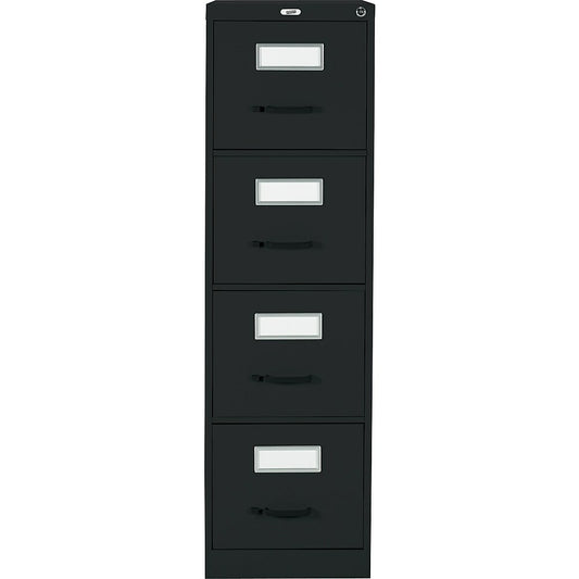 Staples Vertical Letter File Cabinet, 4 Drawer, Black