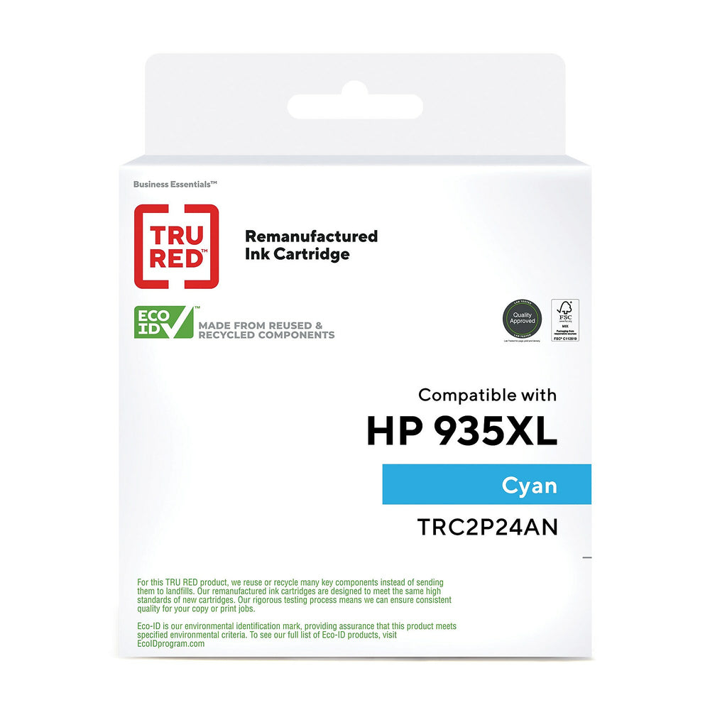 TRU RED C2P24AN HP 935XL Remanufactured Ink Cartridge - High Yield - Cyan