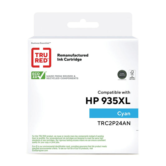 TRU RED C2P24AN HP 935XL Remanufactured Ink Cartridge - High Yield - Cyan