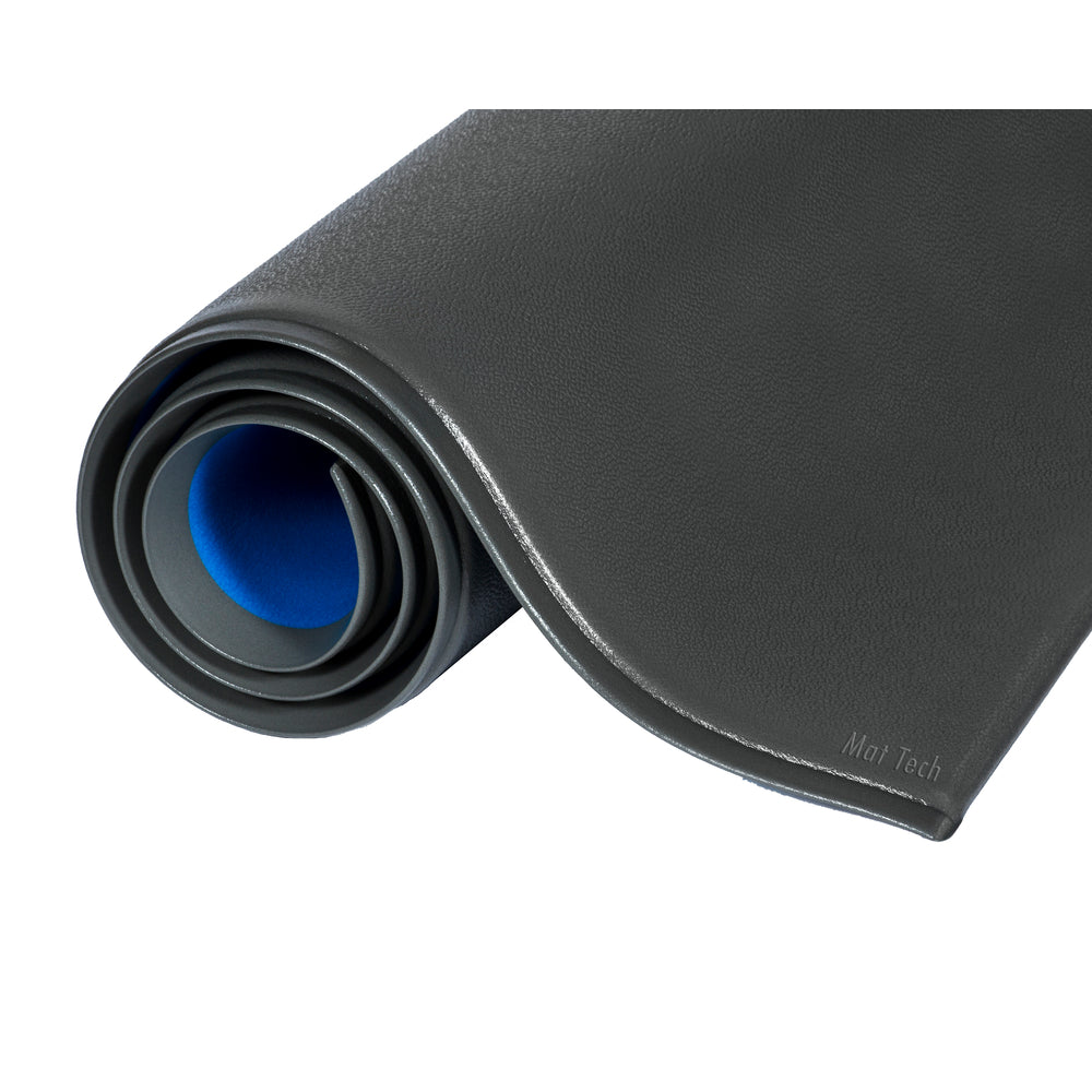 Tapis antifatigue Mat Tech Wear-Bond Comfort King - Surface galet - 24" x 36" - Gris