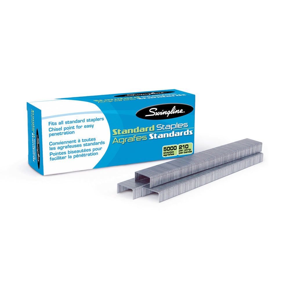 Swingline SF1 Standard Staples - 1/4" - 5000 Pack