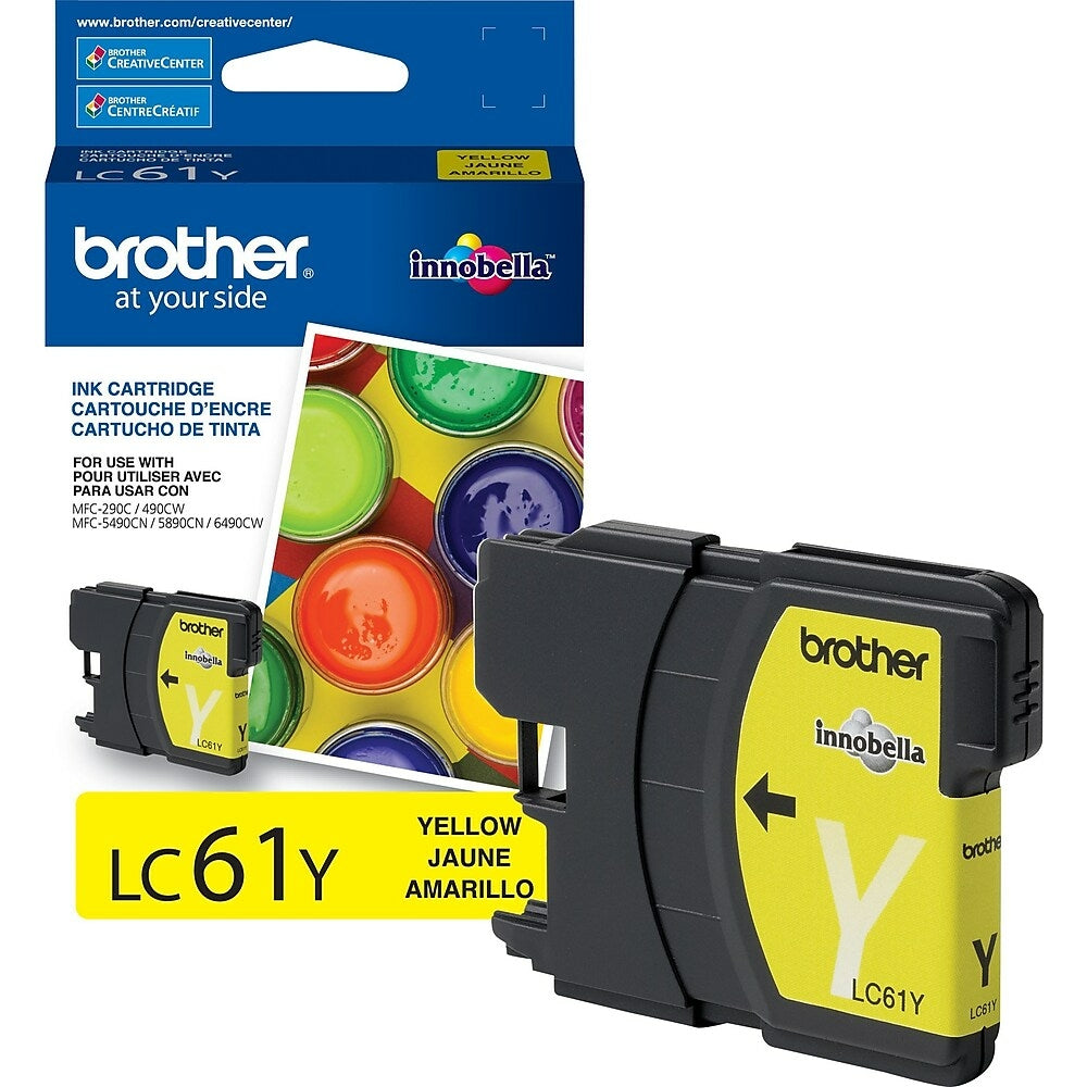 Cartouche d'encre jaune Brother LC61 (LC61YS)