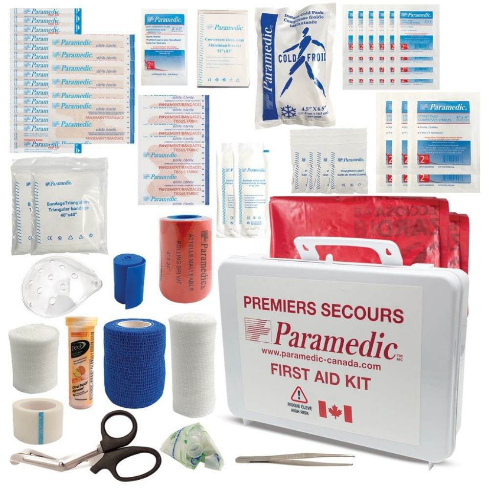 Trousse de premiers soins pour ambulancier paramédical CSA - Risque élevé - 1 à 25 employés