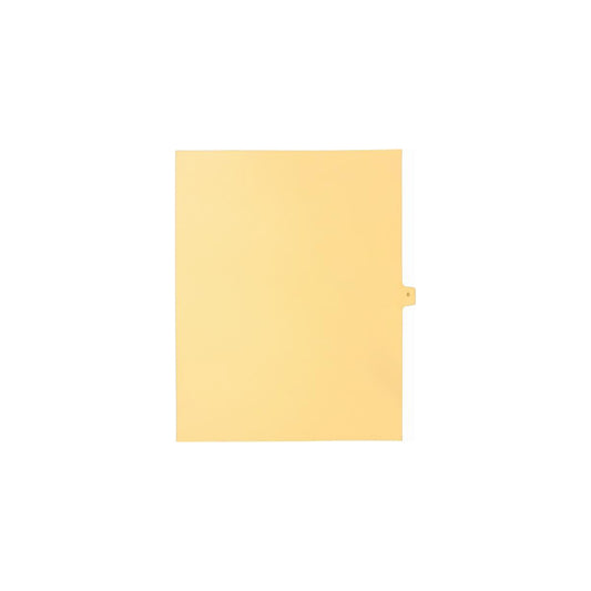 Onglets numériques Sterling Singles, n° 8, chamois, format lettre, coupe 1/15, paquet de 25