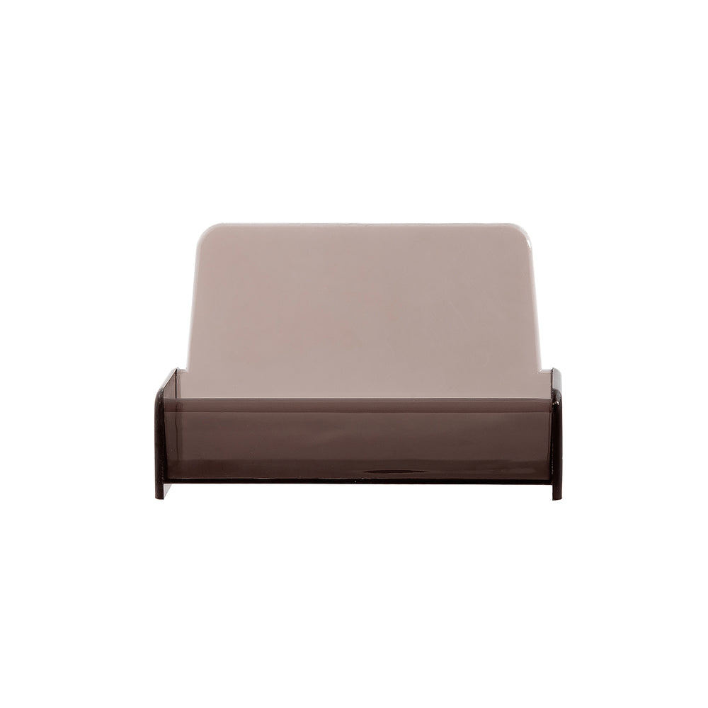 Westcott Desktop Business Card Tray - Smoke