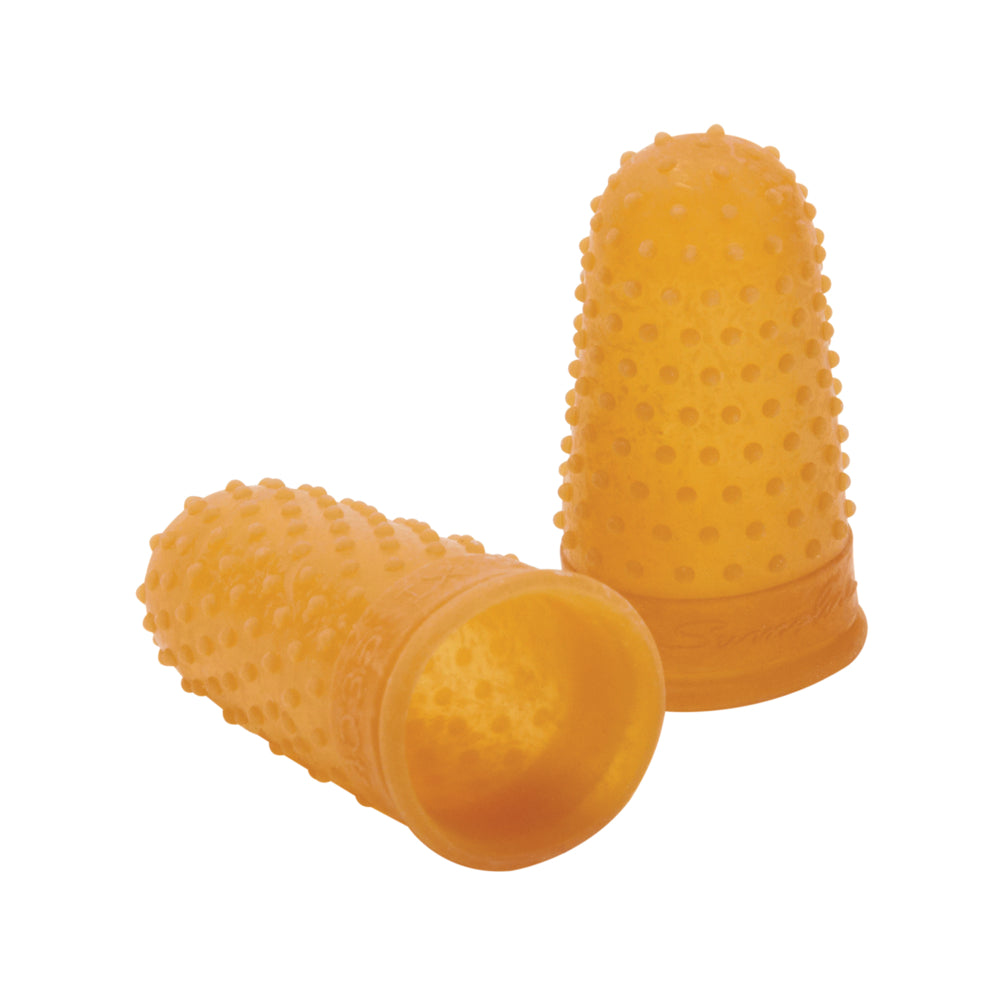 Embouts de doigts en caoutchouc Swingline avec surface de friction surélevée - Taille M - 11-1/2 - Paquet de 12