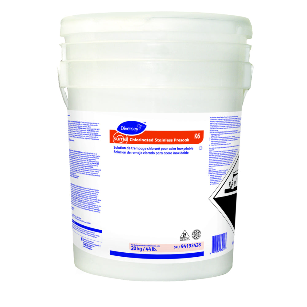 Diversey Suma Chlorinated Stainless Presoak - 20 Kg