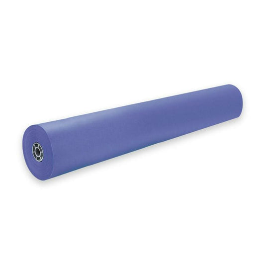 Papier kraft double finition arc-en-ciel, bleu roi, 91 cm x 304 m, 1 rouleau