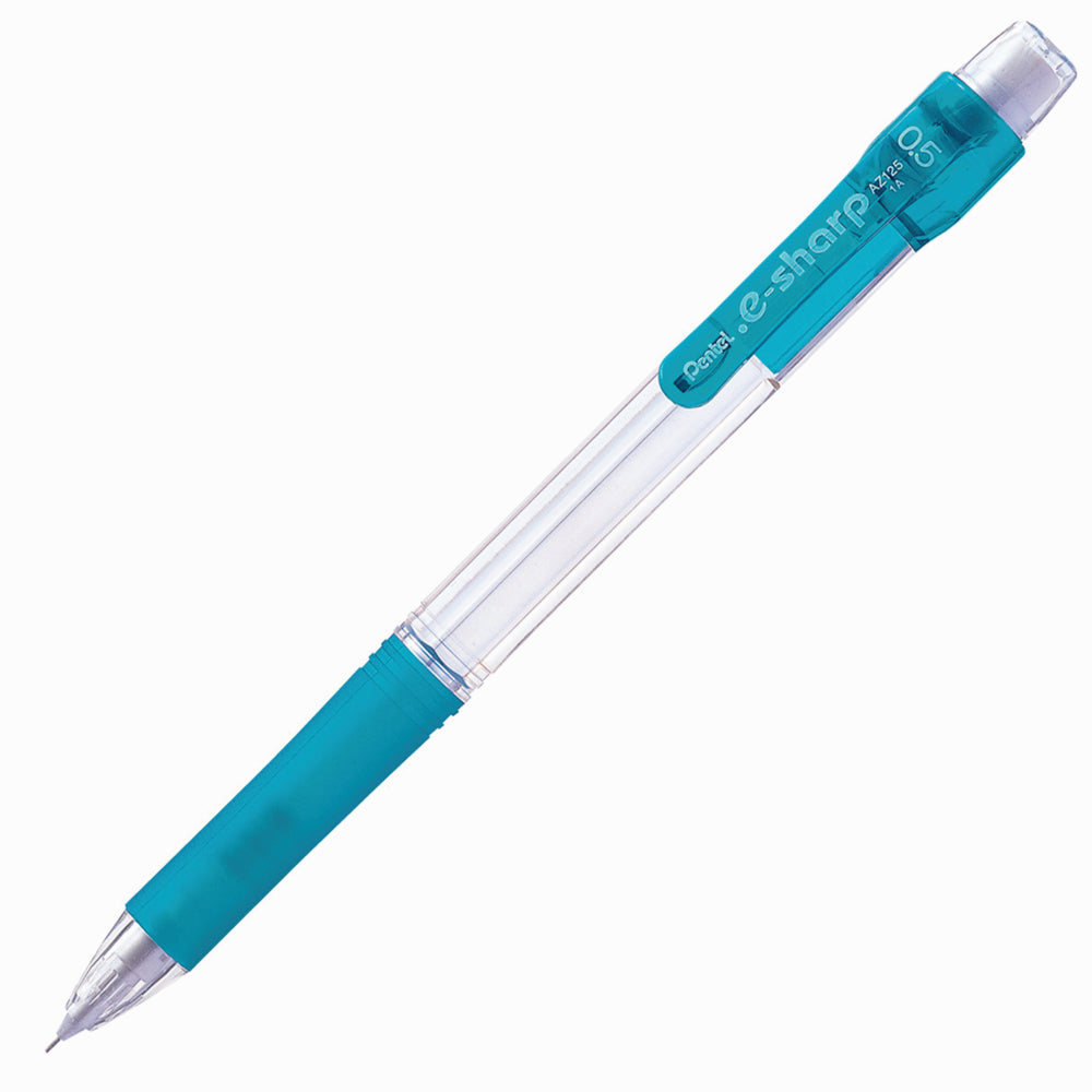 Pentel e-Sharp Lead Maximizer Mechanical Pencil - 0.5mm - Sky Blue Barrel - 12 Pack