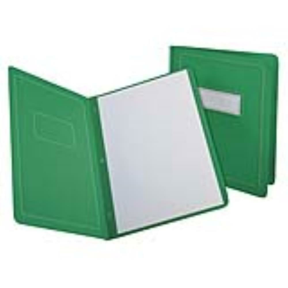 Oxford Report Cover - Letter Size - Green - 6 Pack