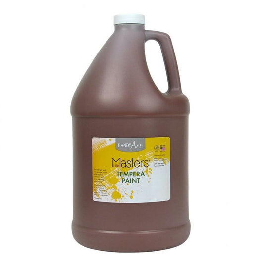 Little Masters Tempera Paint, Brown, 3.78L