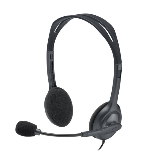 Logitech H111 Over-The-Head Stereo Headset - Black