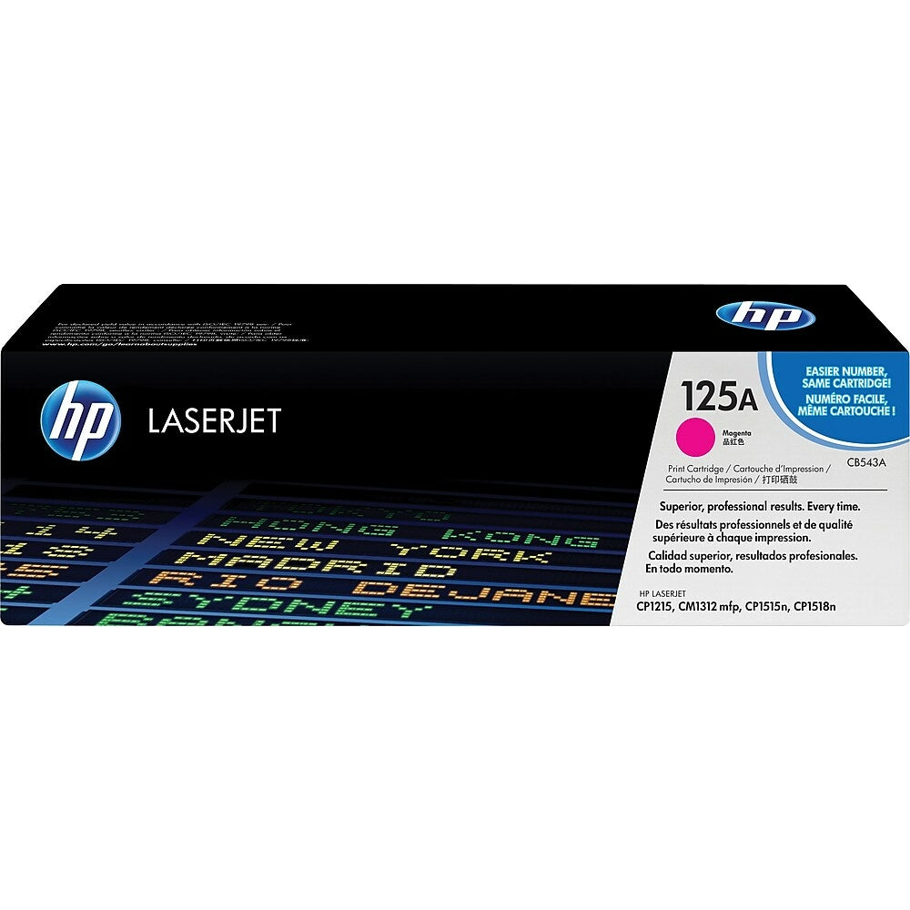 HP 125A (CB543A) Magenta Original LaserJet Toner Cartridge