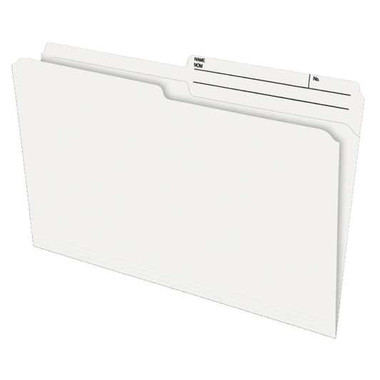 Pendaflex IY Double Tab Folder - Legal Size - 100 Pack