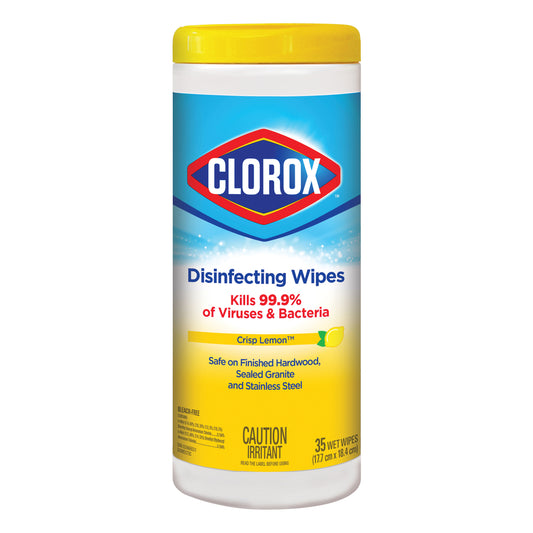 Clorox Disinfectant Wipes - Lemon - 35 Pack