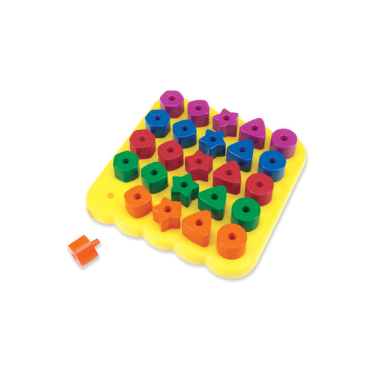 Learning Resources LER1572 Stacking Shapes Pegboard