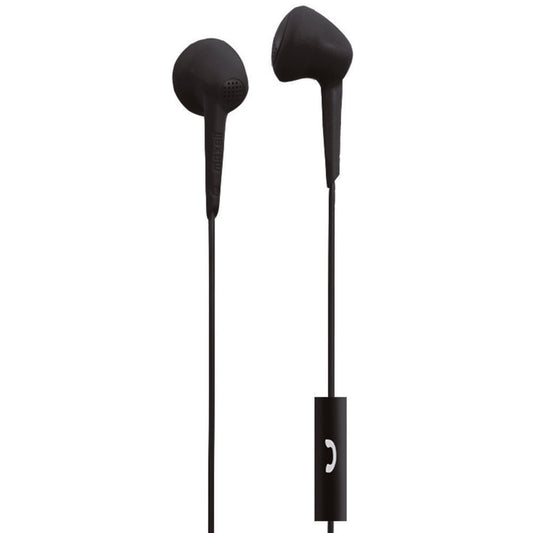 Maxell Jelleez Stereo Earbuds with Mic - Black