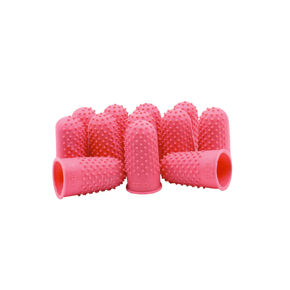 Westcott Rubber Finger Tips - Large - Red
