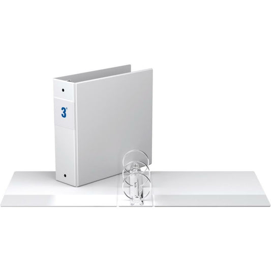 Classeur à anneaux ronds Davis Group, 3 po, blanc.