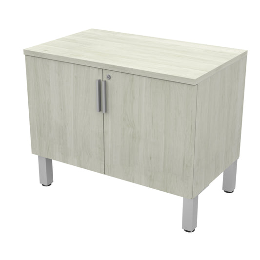 Heartwood HDL Levels Closed Storage Cabinet - Winter Wood Silver