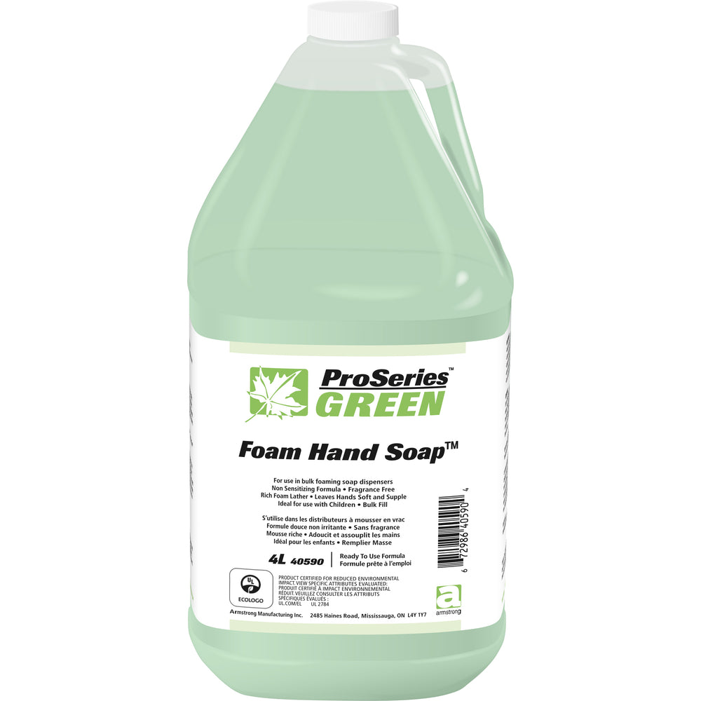 Savon mousse pour les mains ProSeries Green 4 litres