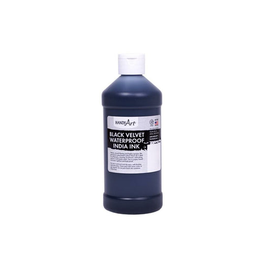 Handy Art Black Velvet India Ink, 473ml