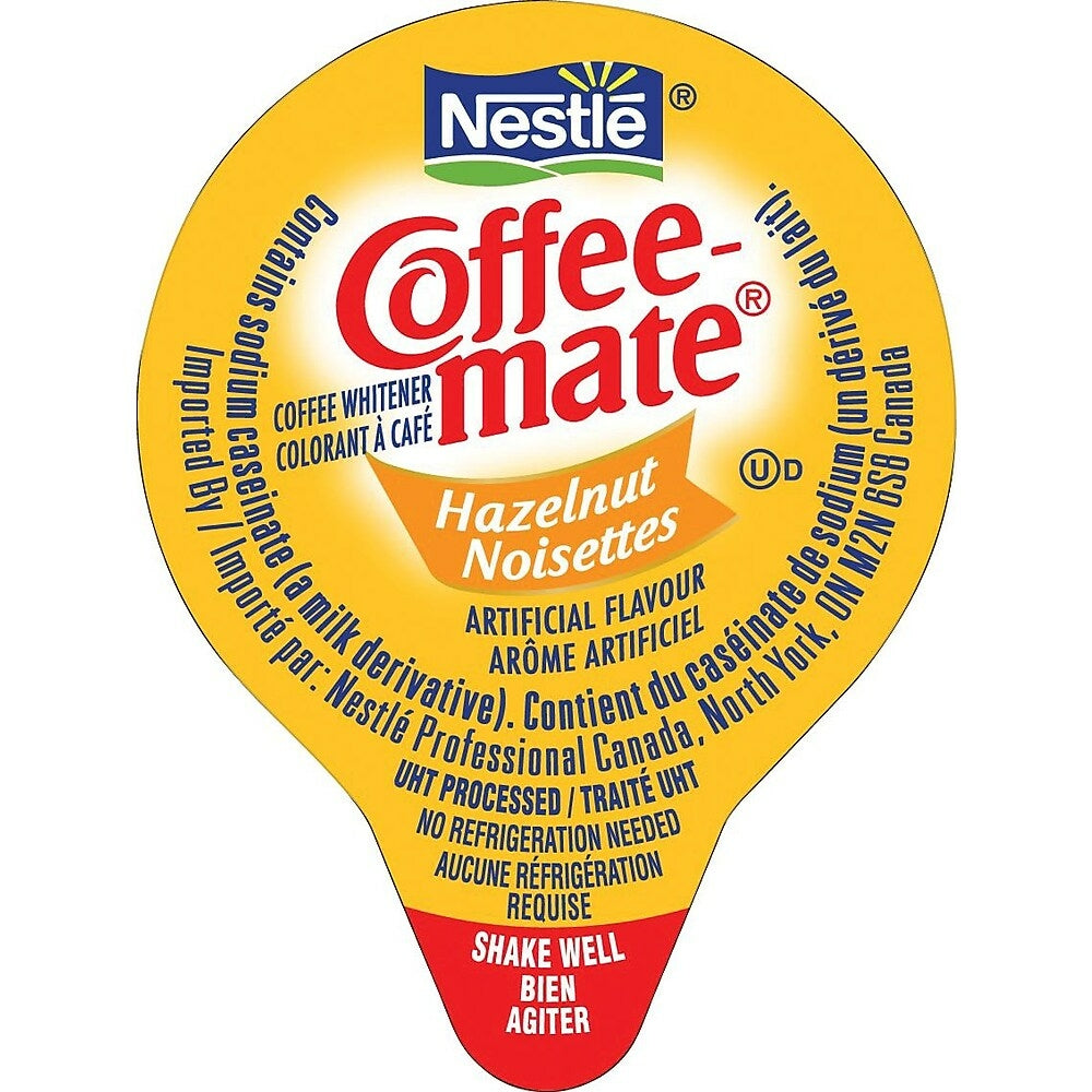 Nestle Coffee-mate Coffee Whitener Singles, Hazelnut, 180 Pack