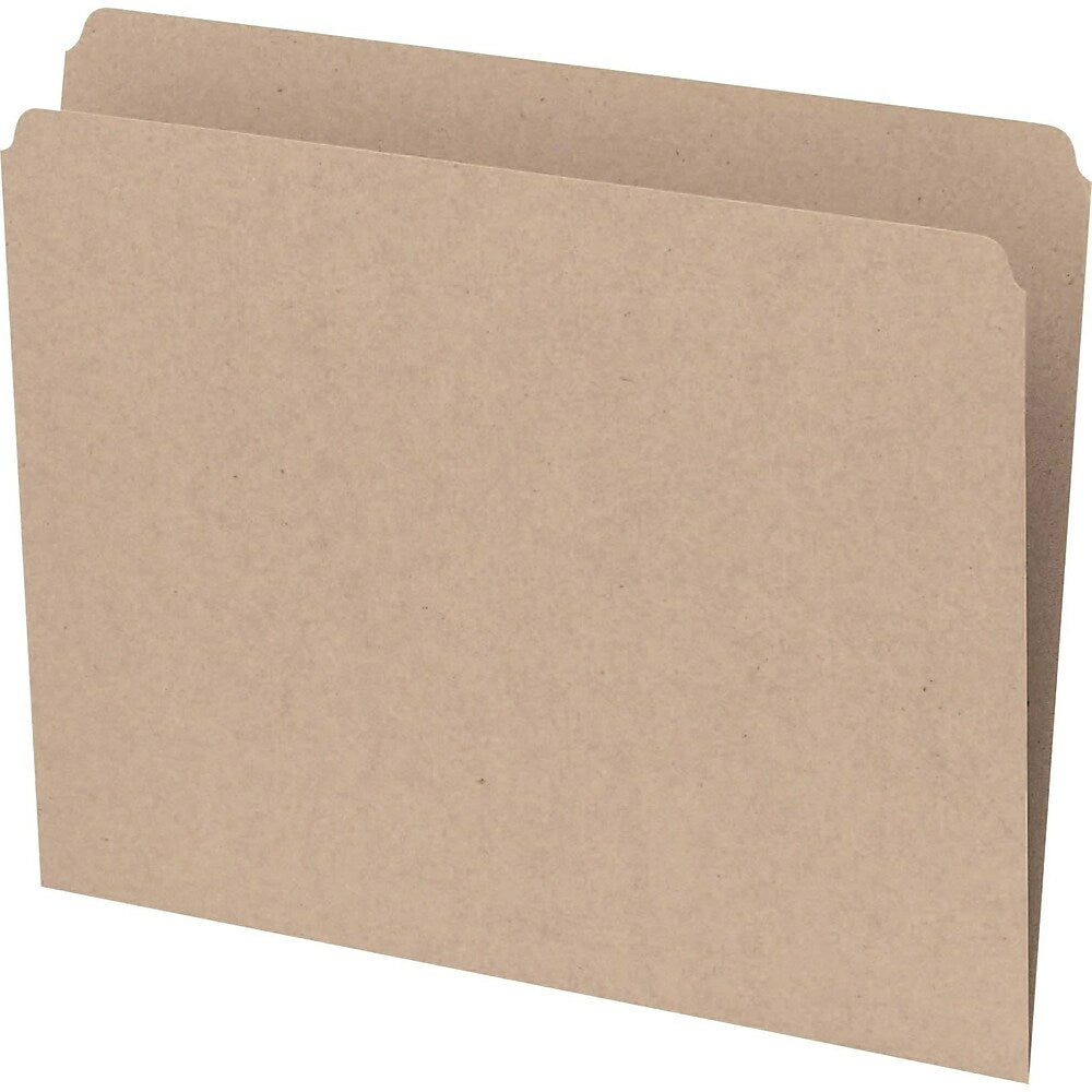 Chemises de classement droites recyclées Staples - Format lettre - Paquet de 100