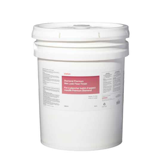 Staples Diamond Premium Wet Look Floor Finish - 18.9 L