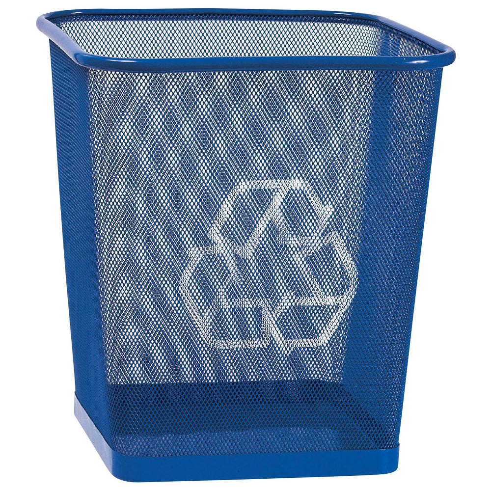 Merangue Recycle Mesh Waste Bin - Blue